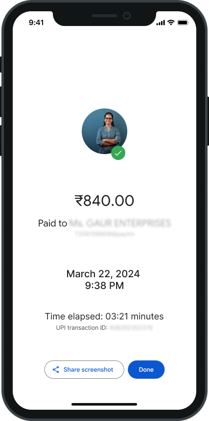 Redesigned with merchant photo